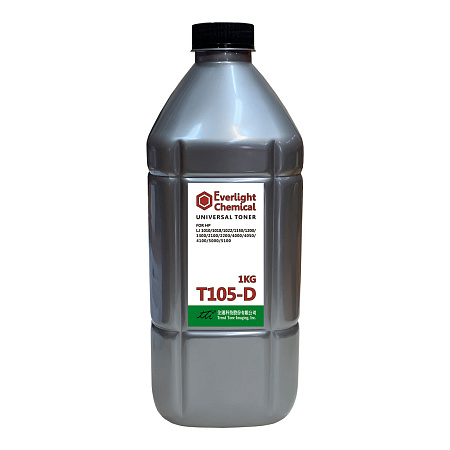 Тонер для HP Универсал тип T105-D (фл,1кг,Everlight/TTI) Silver ATM Тонер для HP Универсал тип T105-D (фл,1кг,Everlight/TTI) Silver ATM