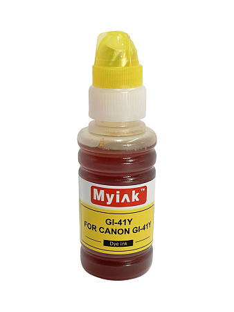 Чернила EcoTank GI-41Y для Canon PIXMA G1420/G2420/G2460/G3420/G3460 (70мл,yellow) MyInk Чернила EcoTank GI-41Y для Canon PIXMA G1420/G2420/G2460/G3420/G3460 (70мл,yellow) MyInk