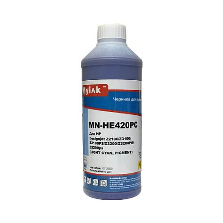 Чернила для HP ( 70) C9390A Z2100, Z3100, Z3100PS, Z3200, Z3200PS, Z5200ps (1л,light cyan, Pigment) HE420PC MyInk Чернила для HP ( 70) C9390A Z2100, Z3100, Z3100PS, Z3200, Z3200PS, Z5200ps (1л,light cyan, Pigment) HE420PC MyInk