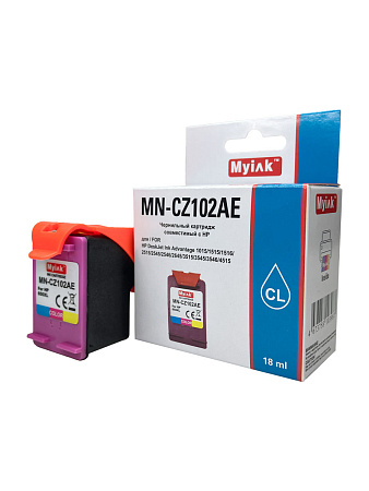 Картридж для (650XL) HP DJ Advantage 2515/3515/4515 CZ102AE (R) Color (18ml) Myink 