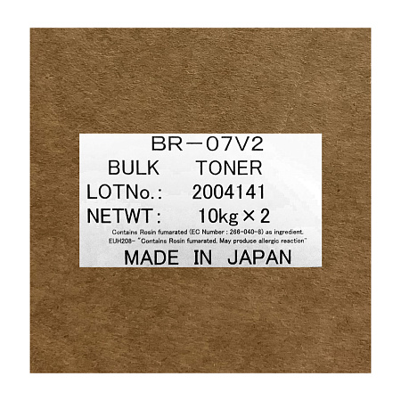 Тонер для BROTHER  Type BR-07V2  HL 2030/2040/TN-2075 (короб,2х10кг) TOMOEGAWA Япония 