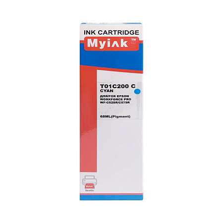 Контейнер с чернилами для EPSON (C13T01C200) WorkForce Pro WF-C529RDW/WF-C579RDWF (Cyan, Pigment) XL MyInk Контейнер с чернилами для EPSON (C13T01C200) WorkForce Pro WF-C529RDW/WF-C579RDWF (Cyan, Pigment) XL MyInk