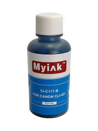 Чернила для CANON CLI-451C (100мл,cyan Dye) CI-C117-B Gloria™ MyInk 