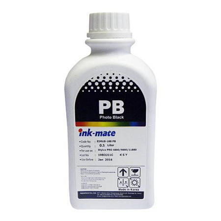 Чернила для EPSON (T6051) St Pro 4880 (500мл, photo black,Pigment) EIM-188PB Ink-Mate SAL Чернила для EPSON (T6051) St Pro 4880 (500мл, photo black,Pigment) EIM-188PB Ink-Mate SAL