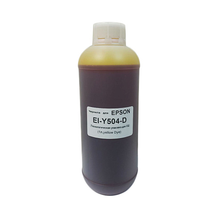 Чернила для EPSON (1л,yellow Dye) EI-Y504-D (Технологическая упаковка для СЦ) Чернила для EPSON (1л,yellow Dye) EI-Y504-D (Технологическая упаковка для СЦ)