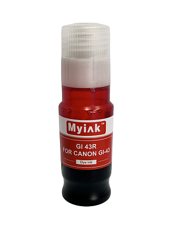 Чернила для CANON GI-43R (60мл, контейнер, red  Dye) для PIXMA G540/G640 GI43R MyInk. 