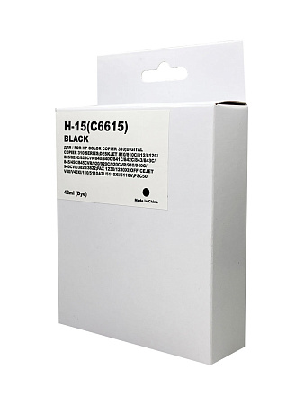 Картридж для ( 15) HP DJ 810C/840С/940 C6615DE (R) Black MyInk Т/У Картридж для ( 15) HP DJ 810C/840С/940 C6615DE (R) Black MyInk Т/У
