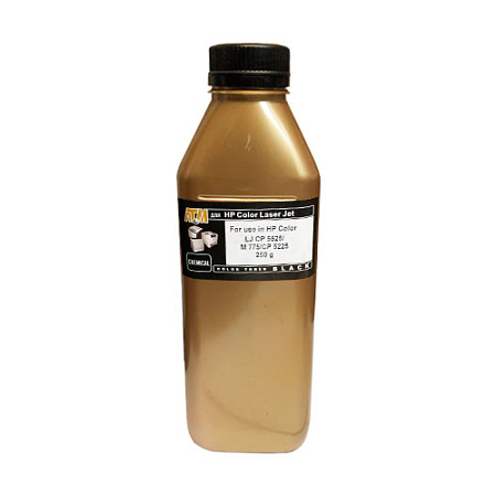 Тонер для HP Color LJ CP 5525/M775/CP5225 (фл,250,черный ,Chemical MKI) Gold ATM 