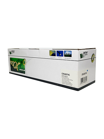 Картридж для CANON LBP-631/ 633, MF651/655/657   Cartridge 067HC синий (2.35K)  UNITON Premium GREEN LINE (Eco Protected) 