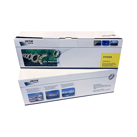 Картридж для HP Color LJ M154/ M180/ M181 CF532A (205A) желтый (0,9K) UNITON Premium GREEN LINE (Eco Protected) Картридж для HP Color LJ M154/ M180/ M181 CF532A (205A) желтый (0,9K) UNITON Premium GREEN LINE (Eco Protected)