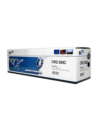Картридж для CANON LBP-673/ MF752/754  Cartridge 069 синий (1,9K)  UNITON Premium 