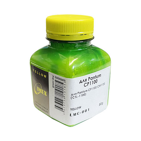 Тонер для Pantum CP1100/CM1100 (CTL-1100)  (фл,80,желтый,NonChem,LMC-001 IMEX) Green Line 