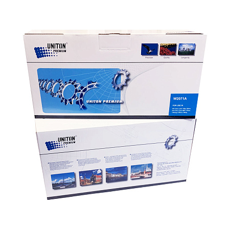 Картридж для HP Color LJ 150/MFP178/MFP179 W2071A (117A) синий (0,7К) UNITON Premium Картридж для HP Color LJ 150/MFP178/MFP179 W2071A (117A) синий (0,7К) UNITON Premium