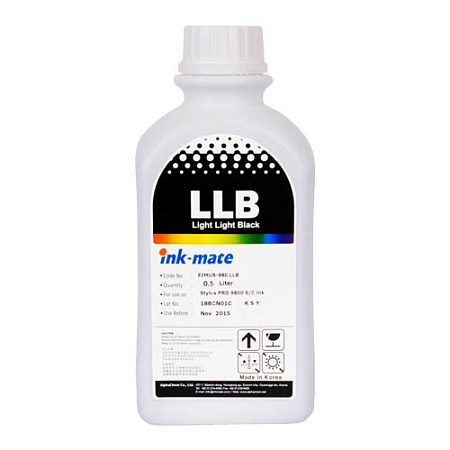 Чернила для EPSON St Pro 7800/9800 (500мл, light light black,Pigment) EIM-980LLB Ink-Mate SAL Чернила для EPSON St Pro 7800/9800 (500мл, light light black,Pigment) EIM-980LLB Ink-Mate SAL