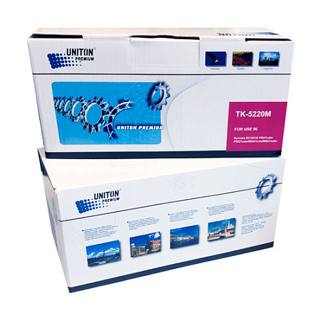 Тонер-картридж для (TK-5220 M) KYOCERA ECOSYS P5021/M5521 (1,2K) красный UNITON Premium GREEN LINE (Eco Protected) Тонер-картридж для (TK-5220 M) KYOCERA ECOSYS P5021/M5521 (1,2K) красный UNITON Premium GREEN LINE (Eco Protected)