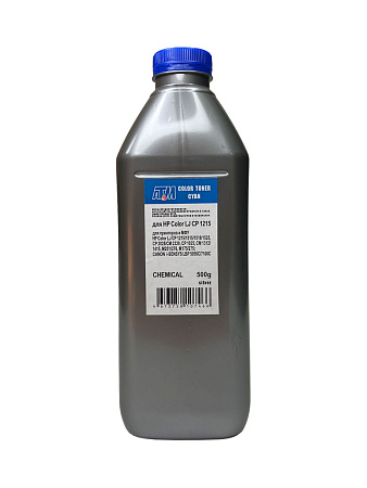 Тонер для HP Color LJ CP 1215/1515/1525/ СМ1312/CM1415/CP1025/2025 (фл,500,синий,Chemical) Silver ATM Тонер для HP Color LJ CP 1215/1515/1525/ СМ1312/CM1415/CP1025/2025 (фл,500,синий,Chemical) Silver ATM