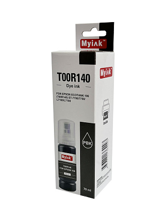 Чернила для EPSON EcoTank (106) (T00R140) ET-7700/7750/L7160/L7180 (70мл,photo black,Dye) MyInk Чернила для EPSON EcoTank (106) (T00R140) ET-7700/7750/L7160/L7180 (70мл,photo black,Dye) MyInk