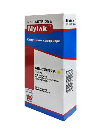 Картридж для (HP 831) HP Latex 310/315/330/335/360/365/370/375/560/570 CZ697A (R) yellow (743ml, Pigment)  MyInk 