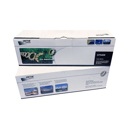 Картридж для HP Color LJ M254 / M280/ M281 CF540X (203XL) черный (3,2K) UNITON Premium GREEN LINE (Eco Protected) 
