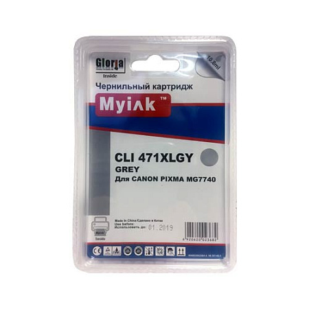 Картридж для CANON  CLI-471 XLGY PIXMA MG7740 Gray MyInk 