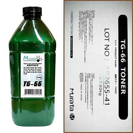 Тонер для BROTHER Универсал тип TG-66 (фл,750,MURATA) Green Line Тонер для BROTHER Универсал тип TG-66 (фл,750,MURATA) Green Line