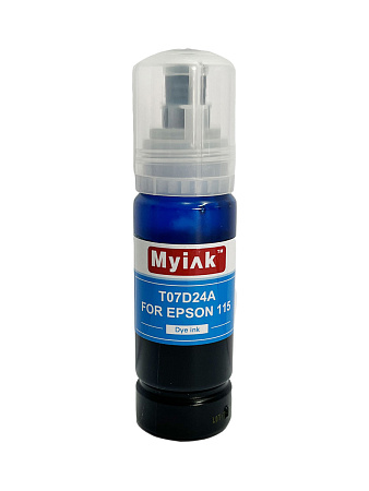Чернила для EPSON EcoTank, KeyLock 115, 014, 012 (T07D24A) L8160, L8168, L8180, L8188, ET-8500, ET-8550  (70мл, cyan)  MyInk 