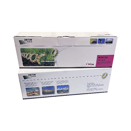 Картридж для HP Color LJ M155/MFP M182/M183  W2413A (216A) кр (0,85К)  UNITON Premium GREEN LINE (Eco Protected) 