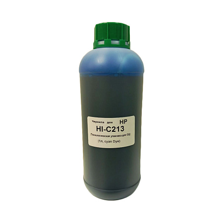 Чернила для HP (1л,cyan Dye) HI-C213 (Технологическая упаковка для СЦ) Чернила для HP (1л,cyan Dye) HI-C213 (Технологическая упаковка для СЦ)