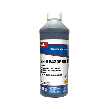 Чернила для HP ( 70) C9449A Z2100, Z3100, Z3100PS, Z3200, Z3200PS, Z5200ps (1л,photo black, Pigment) HE420PBK MyInk Чернила для HP ( 70) C9449A Z2100, Z3100, Z3100PS, Z3200, Z3200PS, Z5200ps (1л,photo black, Pigment) HE420PBK MyInk