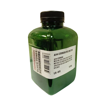 Тонер для Lexmark  MS/MX 310/410/510/610/710/810 (фл,160,6K,LX-09 TOMOEGAWA) Green Line 