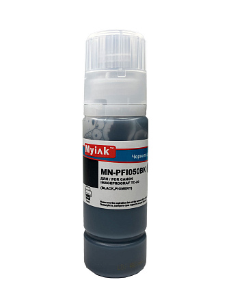 Чернила для CANON (PFI-050BK) imagePROGRAF TC-20 (70ml, Black, Pigment) Myink Чернила для CANON (PFI-050BK) imagePROGRAF TC-20 (70ml, Black, Pigment) Myink