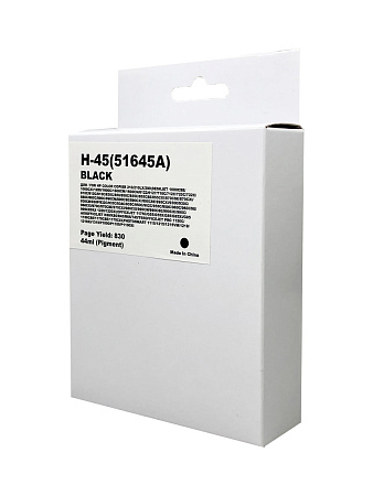 Картридж для ( 45) HP DJ 710С/850C  51645А (R) Black (44ml) Myink Т/У 
