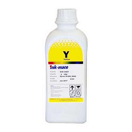 Чернила для EPSON (T0544) R800/R1800 (1л, yellow, Pigment ) EIM-1800Y Ink-Mate SAL 