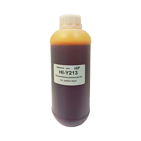 Чернила для HP (1л,yellow Dye) HI-Y213 (Технологическая упаковка для СЦ) 