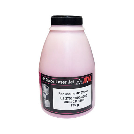 Тонер для HP Color LJ 2700/3000/3600/3800/CP 3505 (фл,135,красный,NonChem) ATM Тонер для HP Color LJ 2700/3000/3600/3800/CP 3505 (фл,135,красный,NonChem) ATM