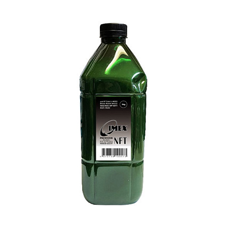 Тонер для HP Color Универсал тип NFT (фл,1кг,черный ,Polyester,NFT IMEX) Green Line 