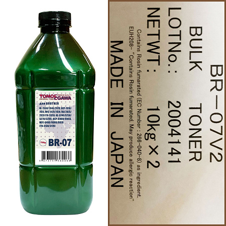 Тонер для BROTHER Универсал тип BR-07 (фл,750,TOMOEGAWA) Green Line Тонер для BROTHER Универсал тип BR-07 (фл,750,TOMOEGAWA) Green Line