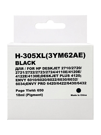 Картридж для (305XL) HP DJ 2320/2710/2720 3YM62AE (R) Black (18ml) Myink Т/У Картридж для (305XL) HP DJ 2320/2710/2720 3YM62AE (R) Black (18ml) Myink Т/У