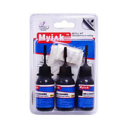 Заправочный набор CANON для картриджей без печатающей головки (3 x 30ml,черный ,Pigment) NR-C3046BK MyInk SAL Заправочный набор CANON для картриджей без печатающей головки (3 x 30ml,черный ,Pigment) NR-C3046BK MyInk SAL