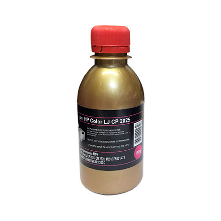 Тонер для HP Color LJ CP 2025/CM 2320/CP 1215/CP 1025   (фл,80,красный,glossy,Chemical MKI) Gold ATM 