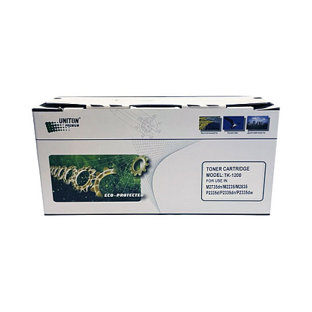 Тонер-картридж для (TK-1200) KYOCERA P2335DN/P2335DW/M2235DN/M2735DN/M2835DN (3K,TG-50 MURATA) UNITON Premium GREEN LINE (Eco Protected) 