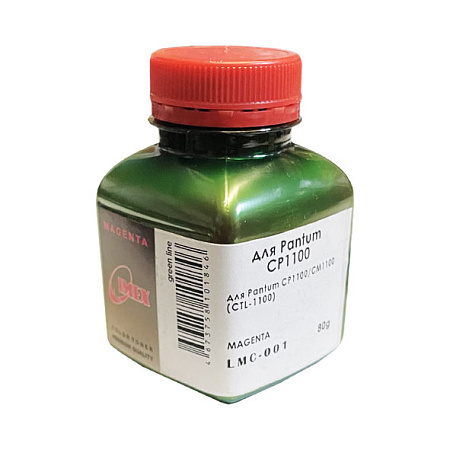 Тонер для Pantum CP1100/CM1100 (CTL-1100) (фл,80,красный,NonChem,LMC-001 IMEX) Green Line Тонер для Pantum CP1100/CM1100 (CTL-1100) (фл,80,красный,NonChem,LMC-001 IMEX) Green Line