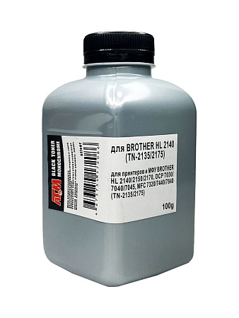 Тонер для BROTHER HL 2140/2150/2170/DCP 7030/7040/7045 (TN-2135/2175) (фл,100) Silver ATM Тонер для BROTHER HL 2140/2150/2170/DCP 7030/7040/7045 (TN-2135/2175) (фл,100) Silver ATM