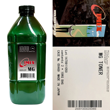 Тонер для HP Универсал тип MG (фл,1кг,IMEX) Green Line 