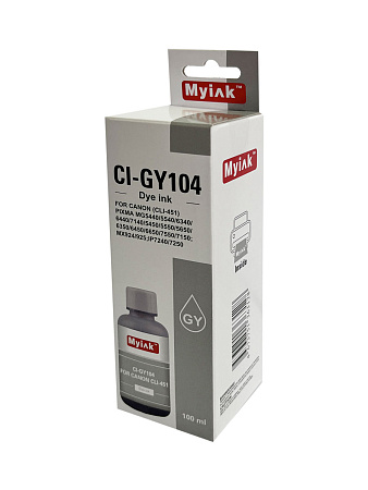 Чернила для CANON CLI-451GY (100мл,grey Dye) CI-GY104 Gloria™ MyInk 
