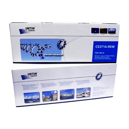 Картридж для HP Color LJ CP 5525  CE271A (650A) (R) синий (13K) UNITON Premium 