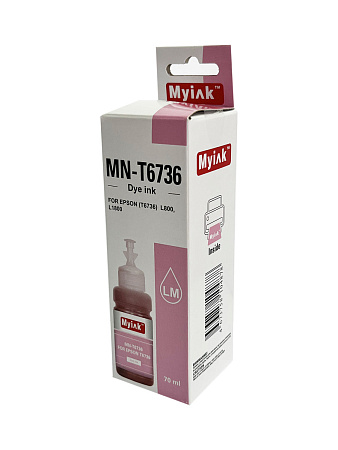 Чернила для EPSON (T6736)  L800/  L805/ L1800 (70мл, контейнер, light magenta Dye) MN-T6736 MyInk 