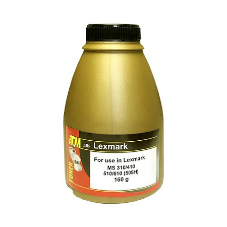 Тонер для Lexmark MS310/410/510/610/710/810 (фл,160,6К) Gold ATM Тонер для Lexmark MS310/410/510/610/710/810 (фл,160,6К) Gold ATM