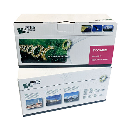 Тонер-картридж для (TK-5240M) KYOCERA ECOSYS P5026/M5526 (3K) красный UNITON Premium GREEN LINE (Eco Protected) Тонер-картридж для (TK-5240M) KYOCERA ECOSYS P5026/M5526 (3K) красный UNITON Premium GREEN LINE (Eco Protected)