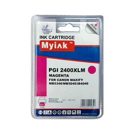 Картридж для CANON PGI-2400XLM MAXIFY MB5340/MB5040/iB4040 Magenta (20,4ml, Pigment) MyInk SAL Картридж для CANON PGI-2400XLM MAXIFY MB5340/MB5040/iB4040 Magenta (20,4ml, Pigment) MyInk SAL